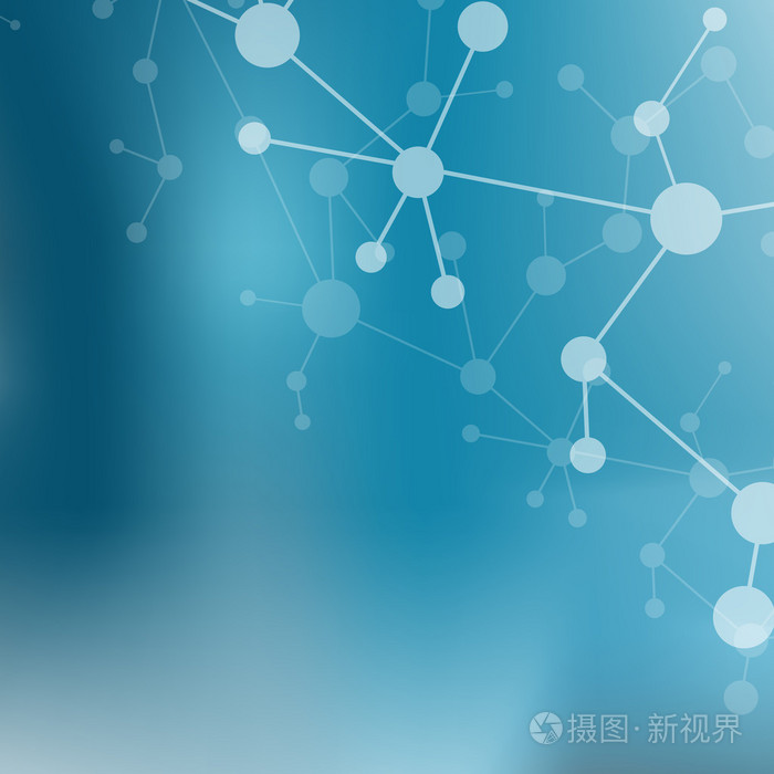 结构分子,dna,原子, 神经元的沟通.您的设计的科学概